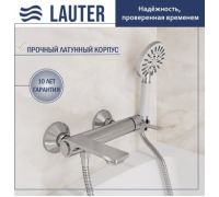 Смеситель Lauter Velvet 21СК6696С с лейкой Nevada 21S10146