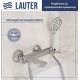 Смеситель Lauter Velvet 21СК6696С с лейкой Nevada 21S10146