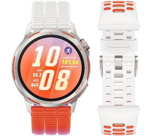 Умные часы Huawei Watch GT Runner 2 серебристый/оранжевый, международная версия
