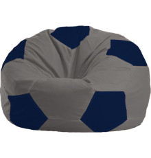 Кресло-мешок Flagman Мяч Стандарт М1.1-347 серый/темно-синий