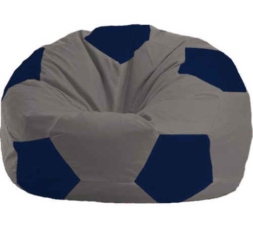 Кресло-мешок Flagman Мяч Стандарт М1.1-347 серый/темно-синий