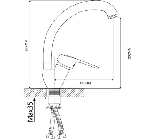 Смеситель Ekko E41105
