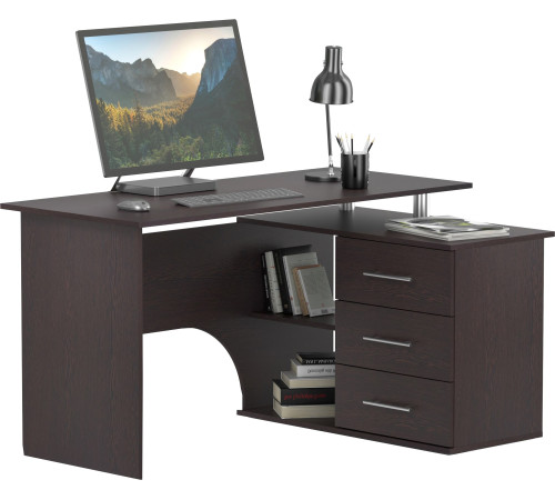 Стол Сокол КСТ-09 правый, венге