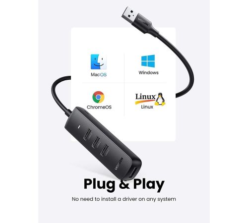 USB-хаб Ugreen CM416 10915
