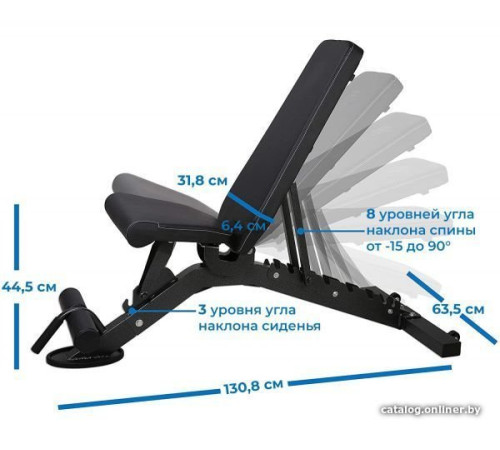 Силовая скамья DFC D399