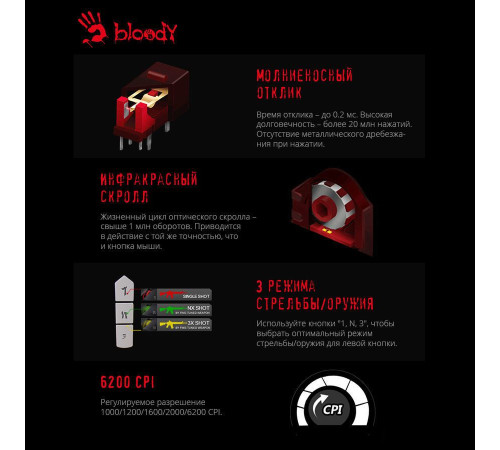 Игровая мышь A4Tech Bloody A70