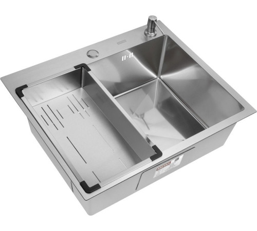 Кухонная мойка ARFEKA Eco AR мойка 600*500, коландер G, дозатор Satin Decor Millet