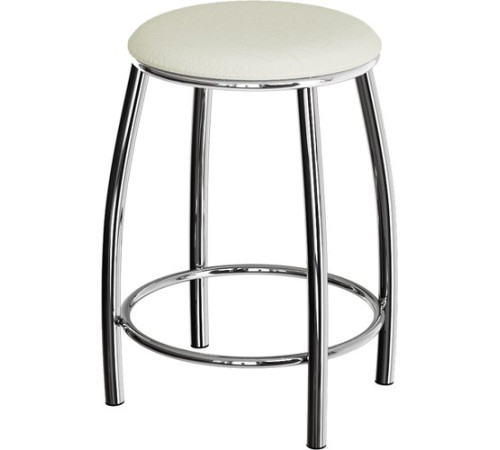 Табурет ВВР Премиум экокожа белый крокодил