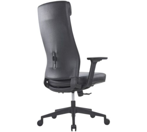 Офисное кресло SitZone CH-366A натуральная кожа, черный