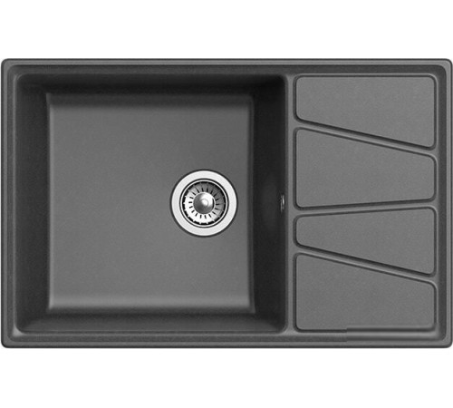 Кухонная мойка GranFest GF-V-780L графит