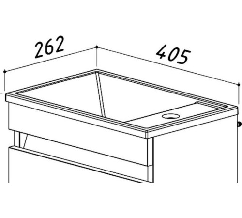 Умывальник Belux Чикаго 400