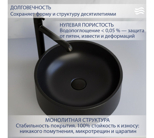 Умывальник Lauter Laguna 21L406DB Deep Black