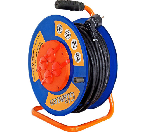 Удлинитель Glanzen EB-50-010 50 м, синий