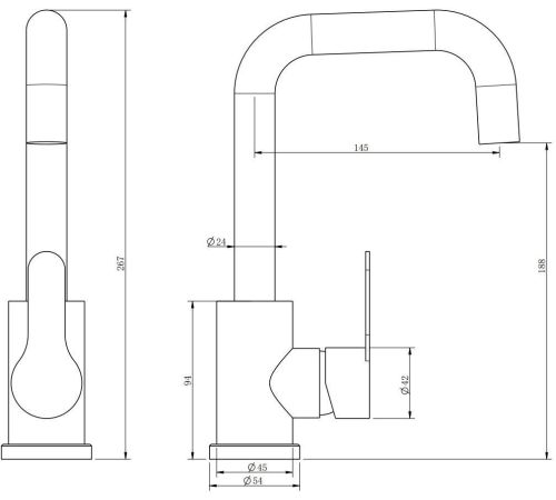 Смеситель Esko Orlando OL26MS