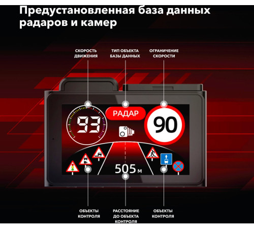 Видеорегистратор-GPS информатор 2в1 Inspector Tango