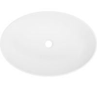 Умывальник Belux Джаз 610 Эллипс 18, белый матовый/Solid Surface