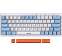 Клавиатура JEGG ZA63 Pro White Blue Orange TNT Yellow