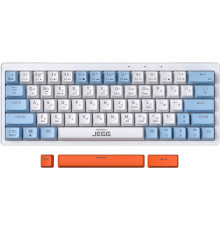 Клавиатура JEGG ZA63 Pro White Blue Orange TNT Yellow