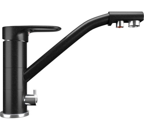 Смеситель Ulgran U-010 344 ультра-черный