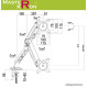 Кронштейн для монитора MasterKron UDT20-C012