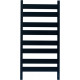 Полотенцесушитель Granula Альфа Квадро 50x100 терморегулятор, черный матовый