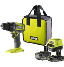 Дрель-шуруповерт Ryobi RDD18-2C52S 5133005522 с 2-мя АКБ 2 Ач+5 Ач, сумка