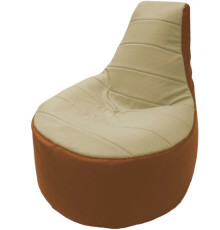 Кресло-мешок Flagman Трон Т1.3-20 светло-бежевый/оранжевый