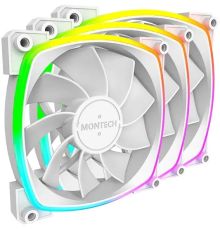 Комплект вентиляторов для корпуса Montech RX120 PWM 3 IN 1 белый