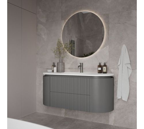 Комплект смесителей Oliveeka OL-669017+88139017-BGM матовый оружейный металл