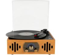 Виниловый проигрыватель Alive Audio Quattro Light Wood