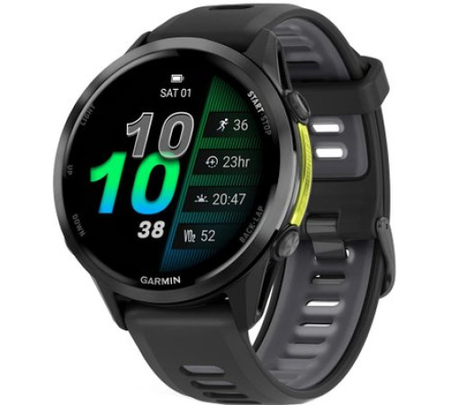 Умные часы Garmin Forerunner 970 47 мм темно-серый/серый