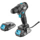 Дрель-шуруповерт Tesla TCD12BL 834528 с 2-мя АКБ, кейс