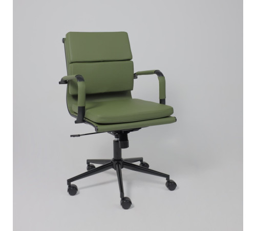 Офисное кресло AksHome Indigo LB зеленый/черный