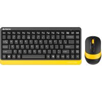 Офисный набор A4Tech Fstyler FG1110 черный/желтый