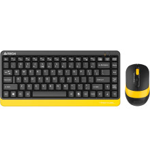 Офисный набор A4Tech Fstyler FG1110 черный/желтый