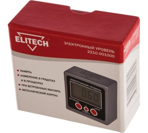 Уровень строительный ELITECH 2210.001000