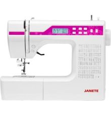 Электромеханическая швейная машина Janete 2600A розовый