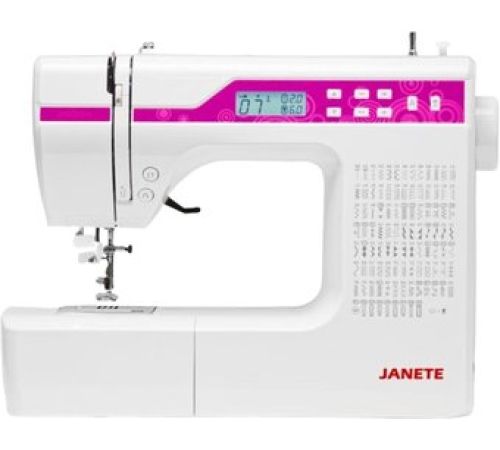 Электромеханическая швейная машина Janete 2600A розовый