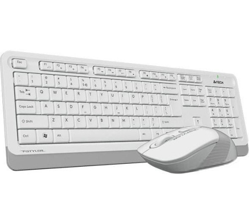 Клавиатура + мышь A4Tech Fstyler FG1010 белый/серый