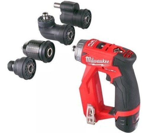 Дрель-шуруповерт Milwaukee M12 FDDXKIT-202X 4933464979 с 2-мя АКБ, кейс