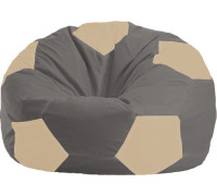 Кресло-мешок Flagman Мяч Стандарт М1.1-344 серый/светло-бежевый