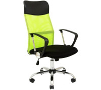 Кресло Mio Tesoro Монте AF-C9767 черный/салатовый