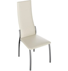 Стул Трия Кредо хром/кожзам бежевый ваниль 890