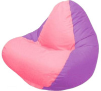 Кресло-мешок Flagman Релакс Г4.1-048 розовый/сиреневый
