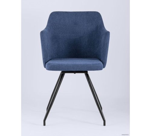 Стул с подлокотниками Stool Group Слинг вращающийся синий