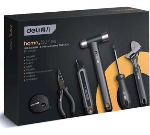 Набор домашнего мастера Deli EHT0008 8 предметов