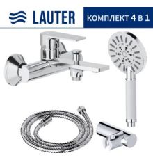 Смеситель Lauter Reef 21CK6678C с лейкой Relexa Nevada 21S10146
