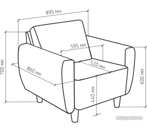 Интерьерное кресло Mio Tesoro Тулисия Twist 12 Petrol Turquoise