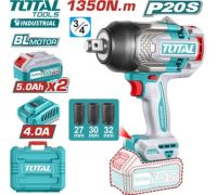 Гайковерт Total TIWLI20135 с 2-мя АКБ, кейс