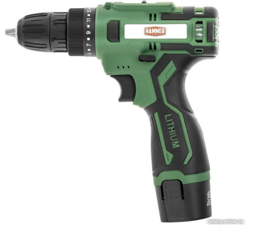 Дрель-шуруповерт Hammer ACD12/2C с 2-мя АКБ, кейс